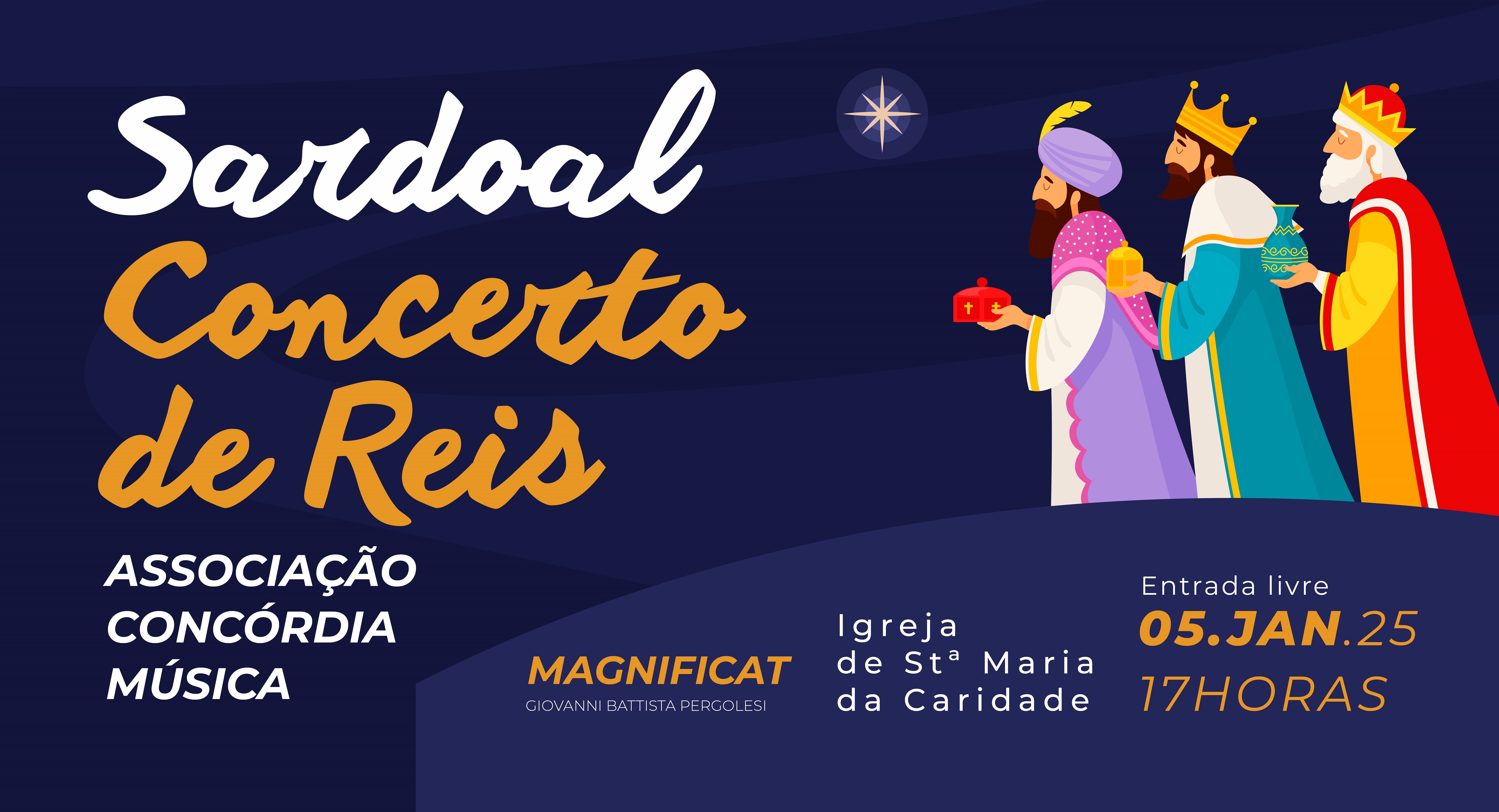 Concerto de Reis pela Concórdia Música na Igreja de Santa Maria da Caridade 